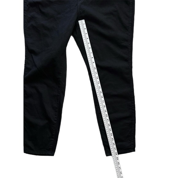 Madewell Women's Jeans 10" High Rise Skinny Black Plus Size 20W Magic Pockets - Picture 3 of 14